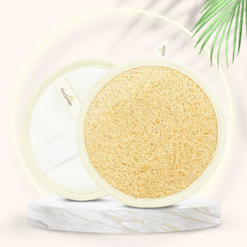 Facial Loofah Pad – Bamboo Cotton Backing