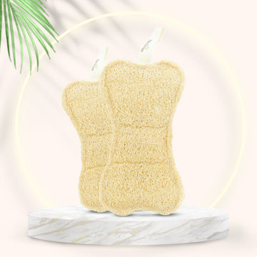 Bone-Shaped Loofah Sponge – Easy Grip, Zero Waste