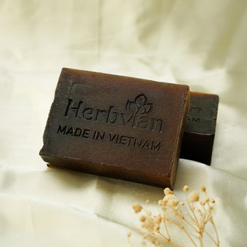 Coffee Natural Soap with Cinnamon Essential Oil (2 bars/pack)