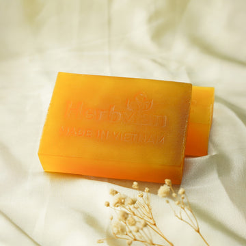 Turmeric & Papaya Natural Soap with Peppermint Essential Oil (2 bars/pack)