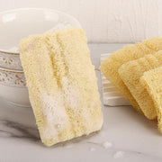 12 Pieces Mini Natural Loofah Exfoliating Facial Scrubber, Made with Natural Egyptian Shower Loofah Sponge, Bath Shower Loofah Sponge for Women and Men