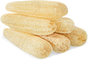 6 Packs Natural Loofah Sponge 13.8-15.7 Inches for Men Women | Organic Exfoliating Sponge, Soft Texture, for Kitchen Bath & Body Scrub