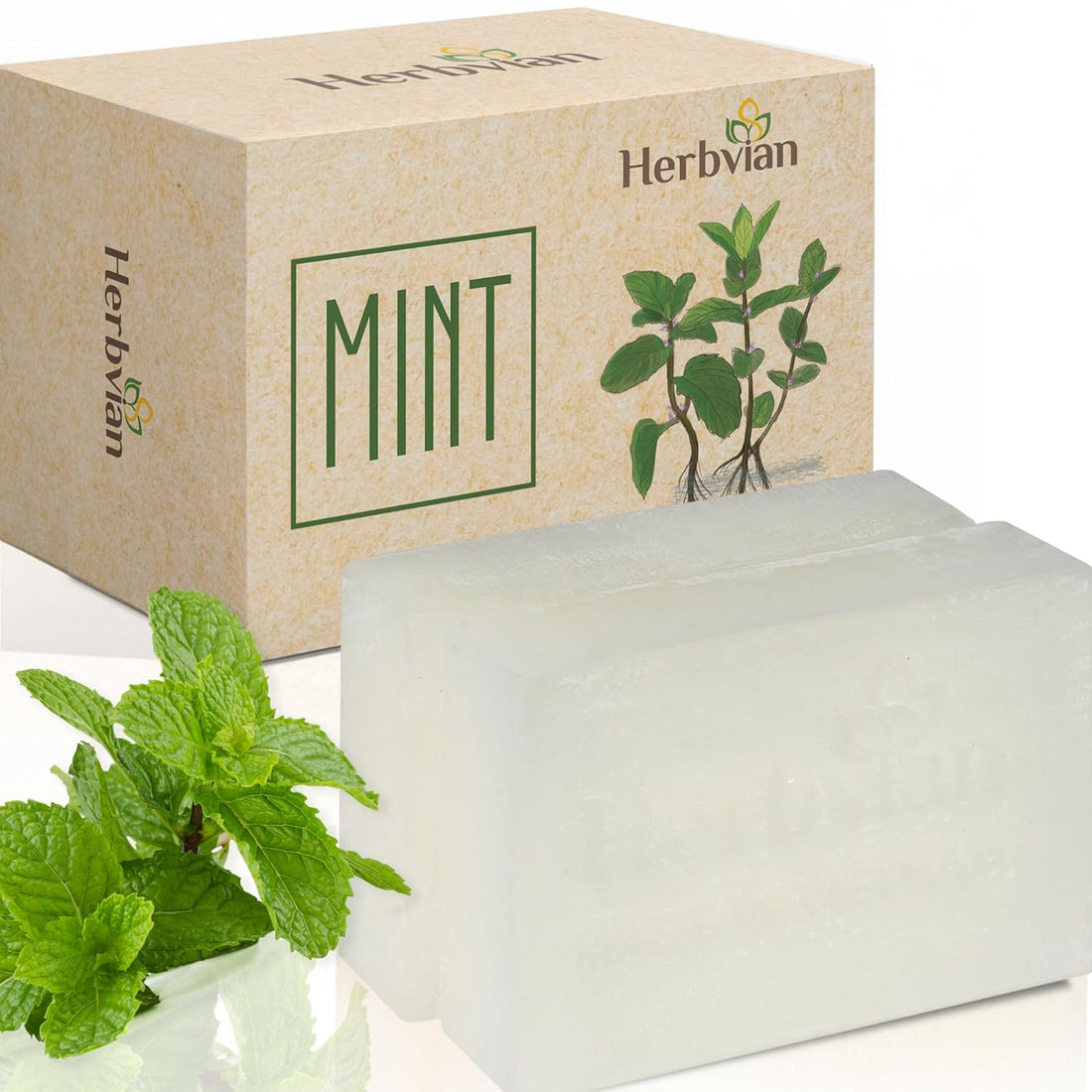 Mint Handmade Soap (2 bars/pack)