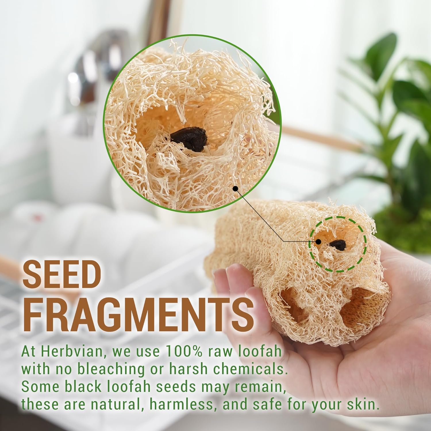 Multi-purpose Natural Whole Gourd Loofah