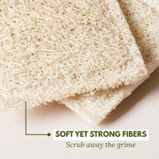 Natural Loofah Dish Sponge Multipurpose 100% Biodegradable