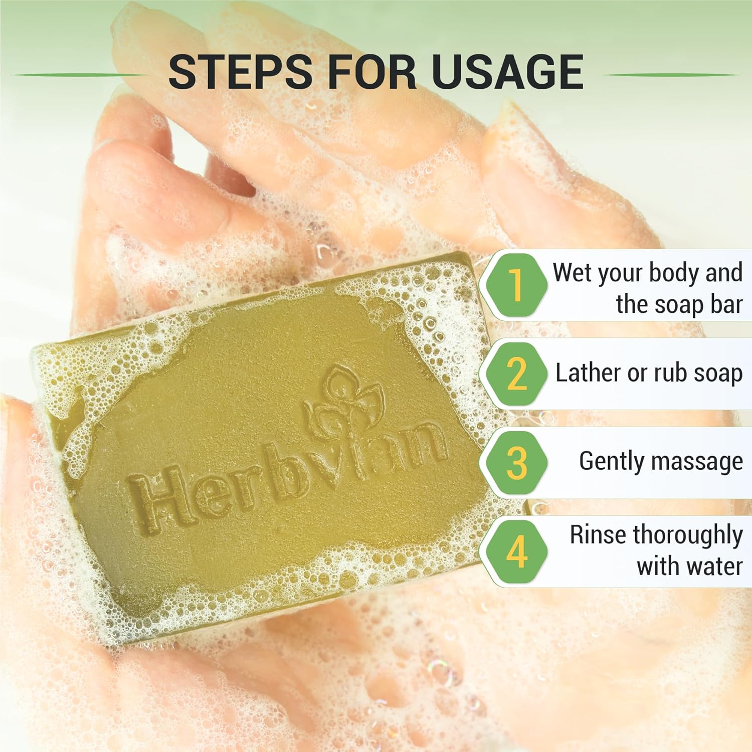 Bitter Melon Natural Soap with Tea Tree Essential Oil (2 bars/pack)