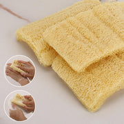 12 Pieces Mini Natural Loofah Exfoliating Facial Scrubber, Made with Natural Egyptian Shower Loofah Sponge, Bath Shower Loofah Sponge for Women and Men