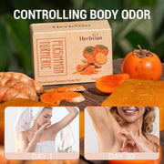 Turmeric & Persimmon Natural Soap with Orange Essential Oil (2 bars/pack)