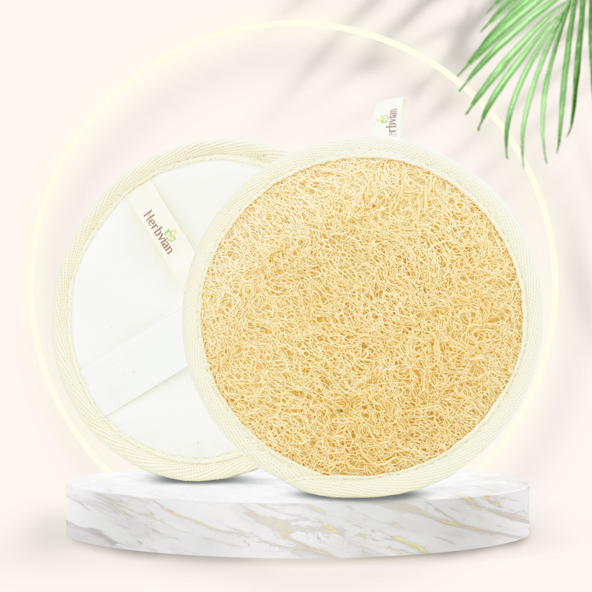 Facial Loofah Pad – Bamboo Cotton Backing