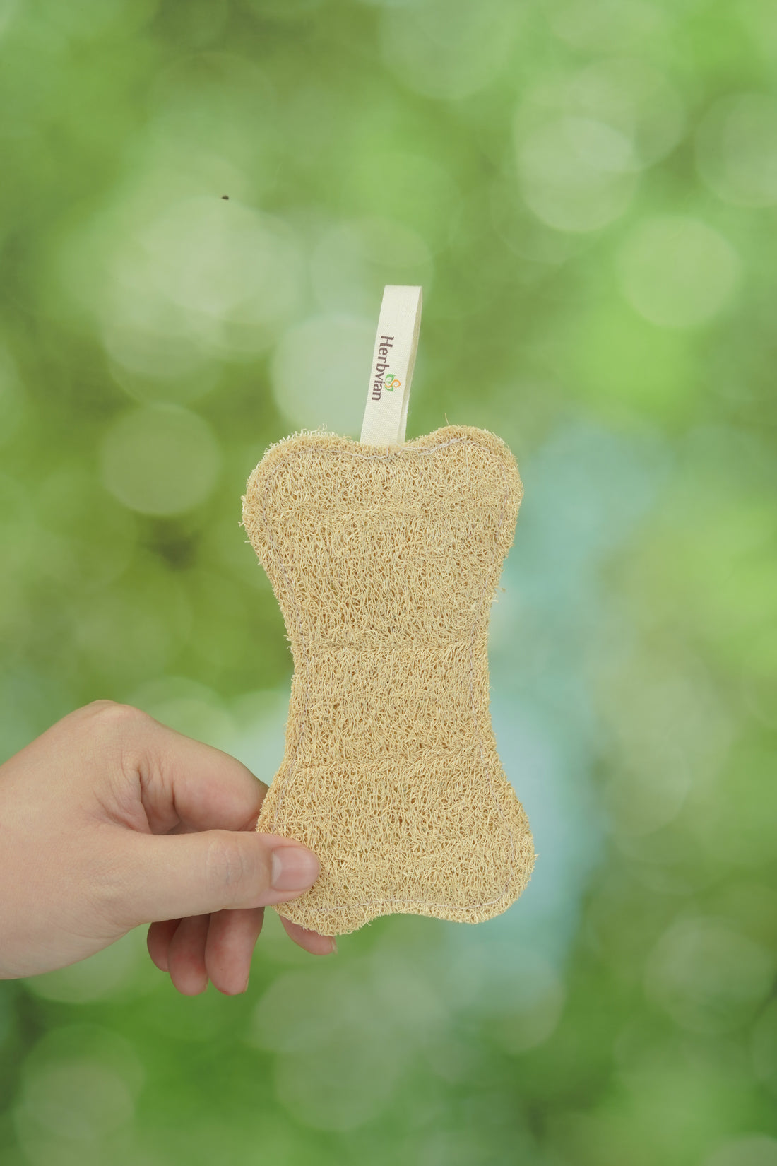 Bone-Shaped Loofah Sponge – Easy Grip, Zero Waste