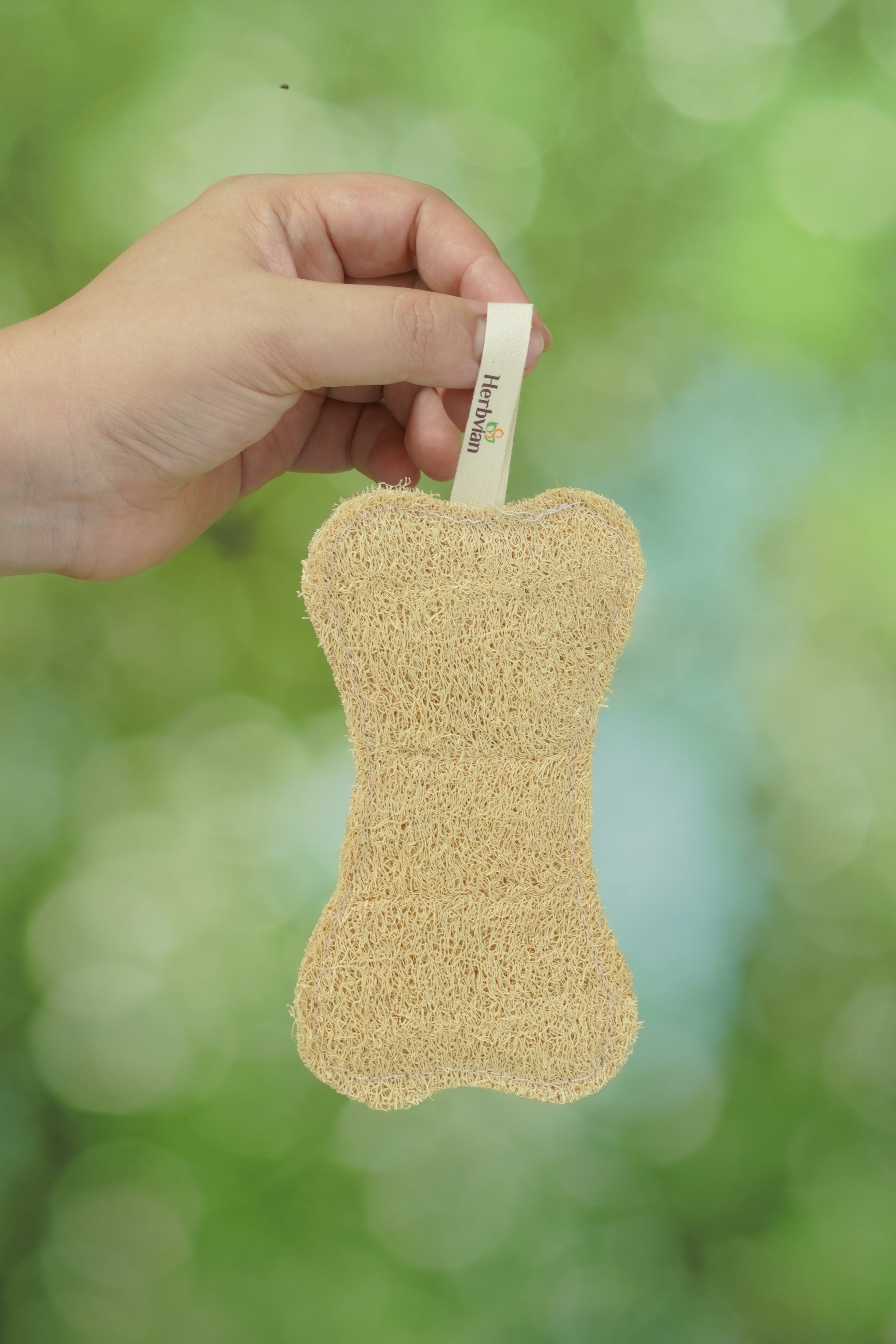 Bone-Shaped Loofah Sponge – Easy Grip, Zero Waste