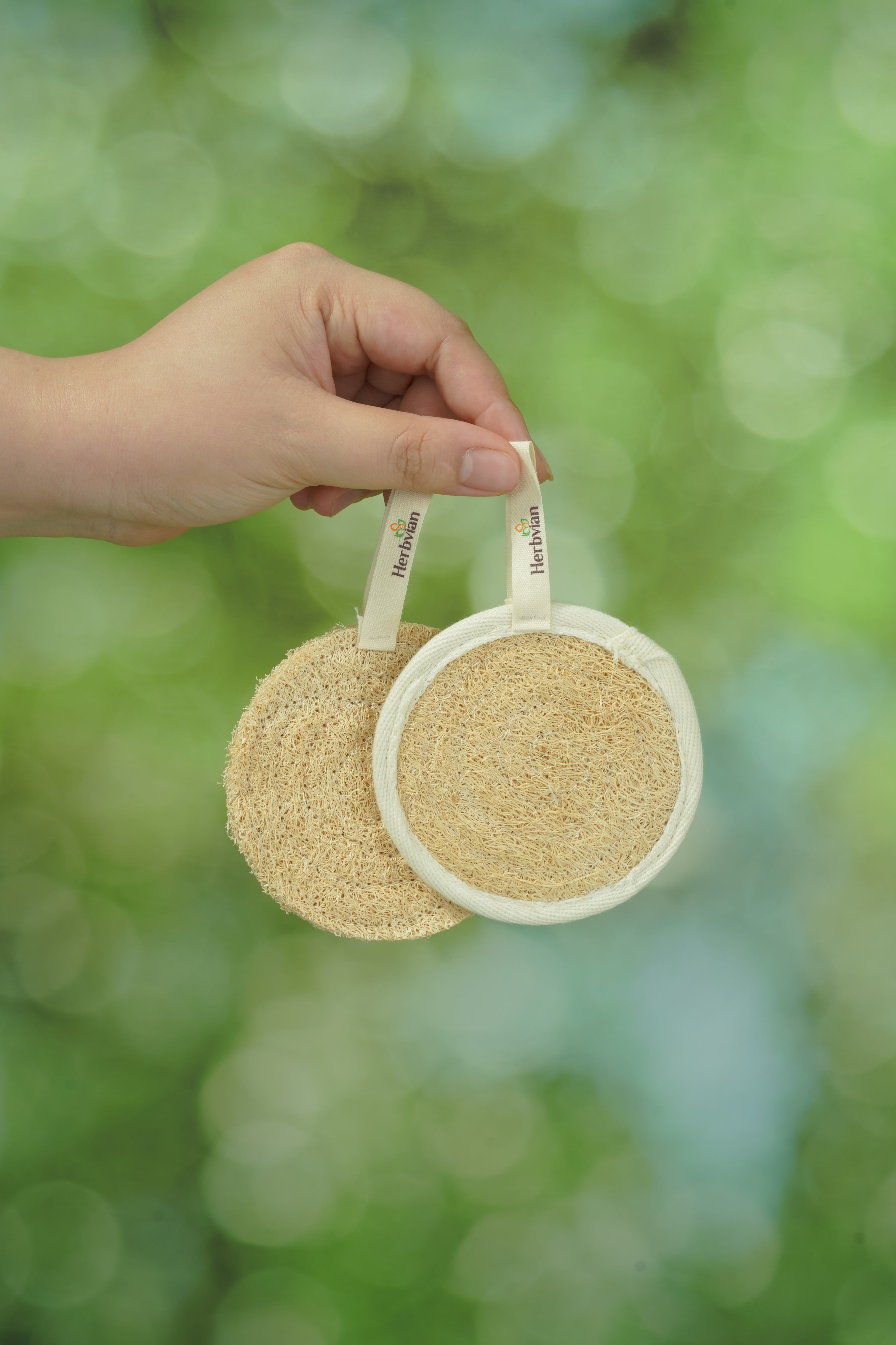 Facial Loofah Pad – Bamboo Cotton Backing