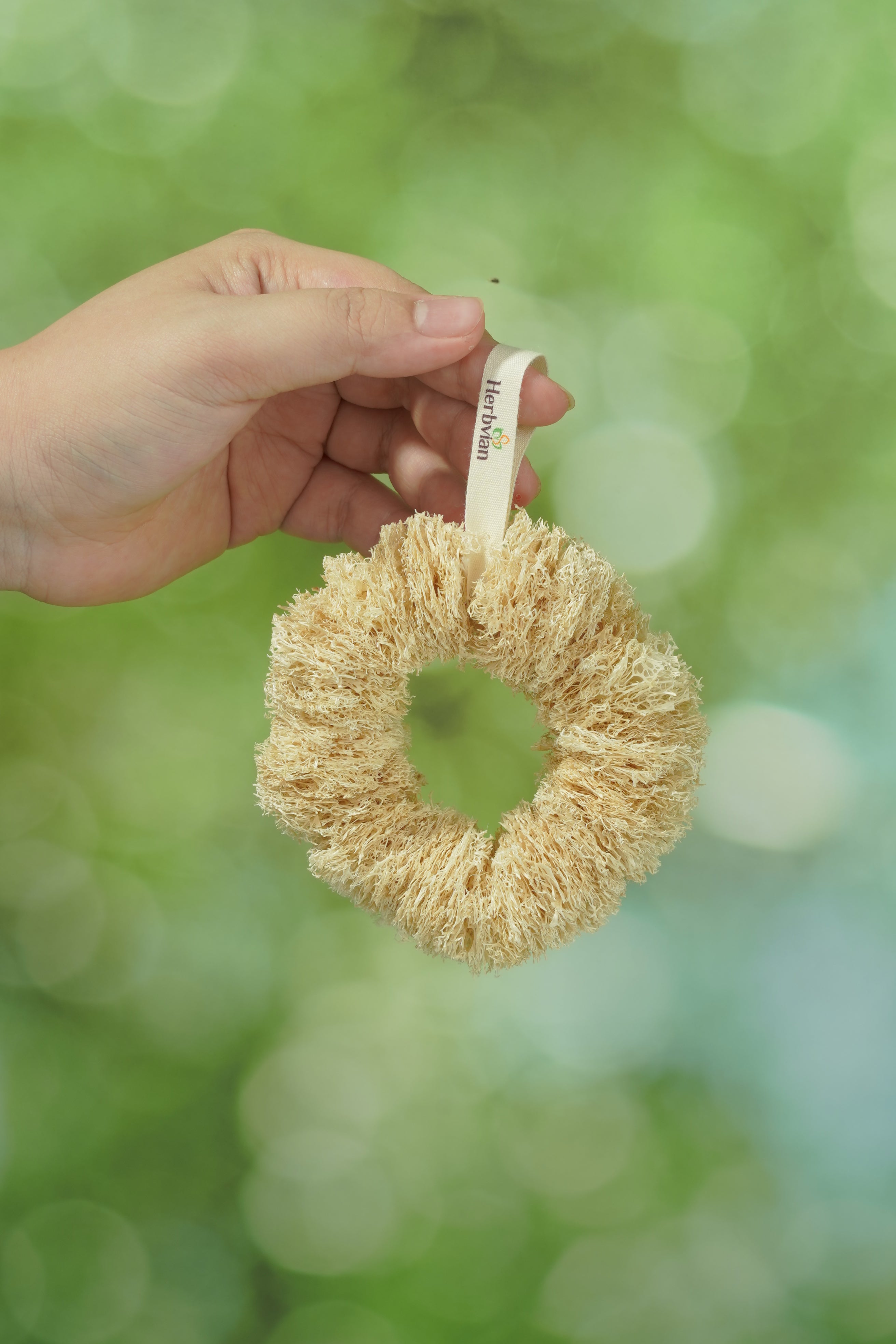 Heavy-Duty Loofah Donut Scrubber