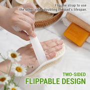 Vietnamese Natural Loofah Exfoliating Body Scrubber Bath Pads - Pack of 2