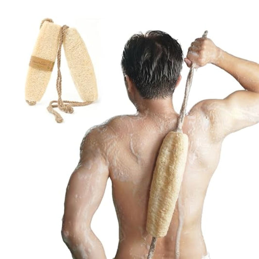 Natural Loofah Back Scrubber (1-Pack)