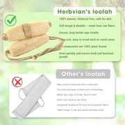 Natural Loofah Back Scrubber (1-Pack)