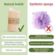 4pcs Natural Vietnamese Loofah Sponge
