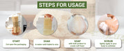 4pcs Natural Vietnamese Loofah Sponge