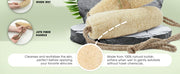 Natural Loofah Back Scrubber (1-Pack)