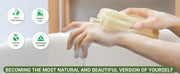4pcs Natural Vietnamese Loofah Sponge