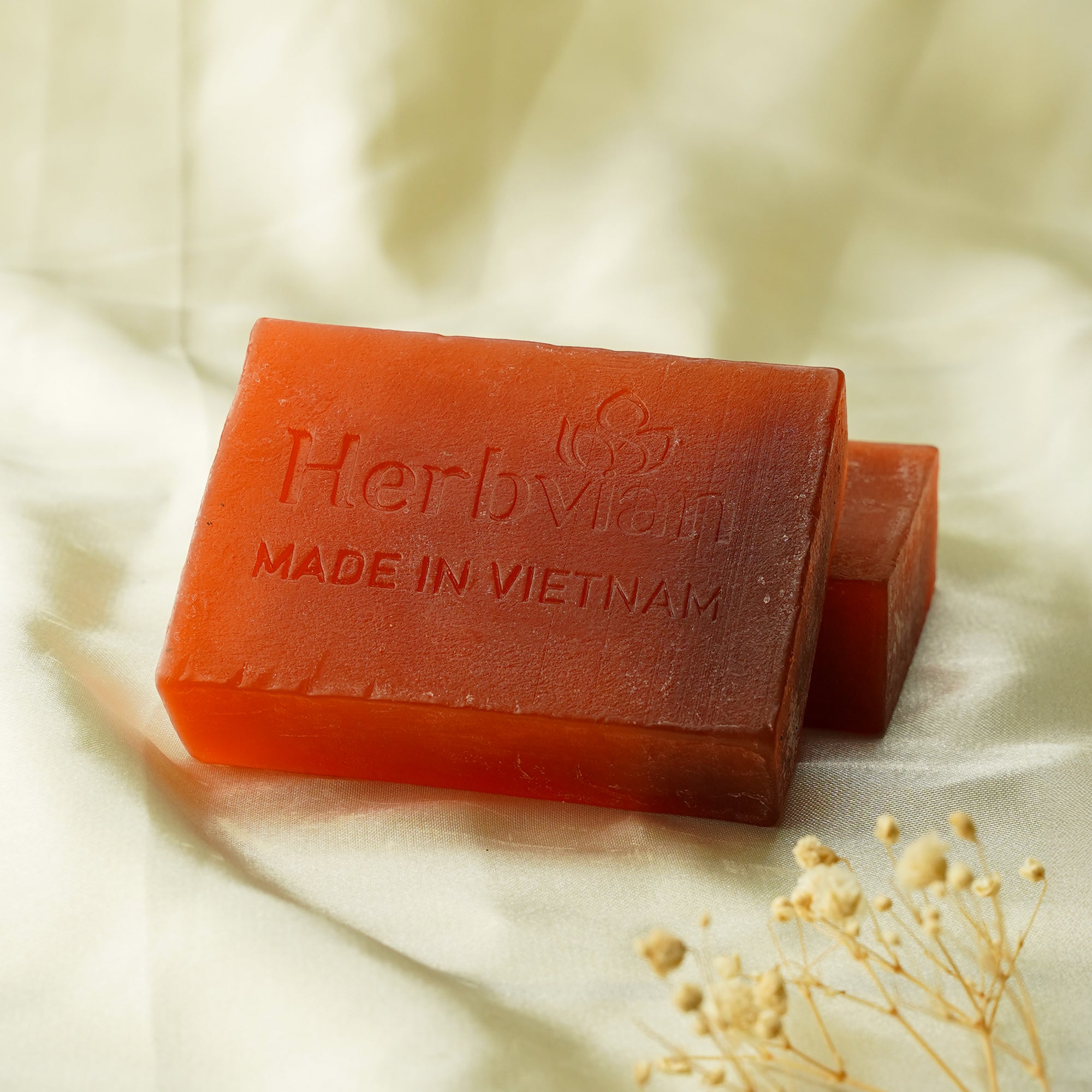 Rose Natural Soap with Honeysuckle and Lemongrass Essential Oil (2 bars/pack)